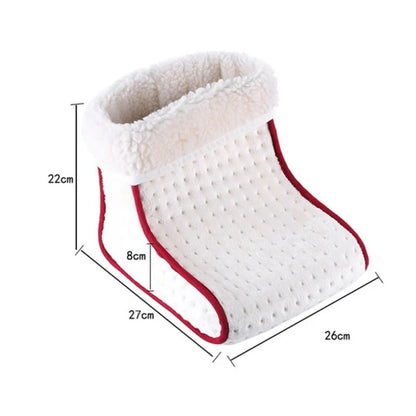 Electric Foot Heating Pad Washable 5 Modes Control Setting Feet Warmer Heater Home Office Bedroom Soft Plush Thermal Massager